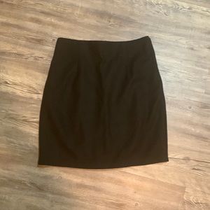 Clothes Circuit 100% Wool Black Skirt